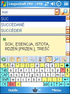 LingvoSoft Dictionary 2009 French <-> Polish 4.1.88 screenshot
